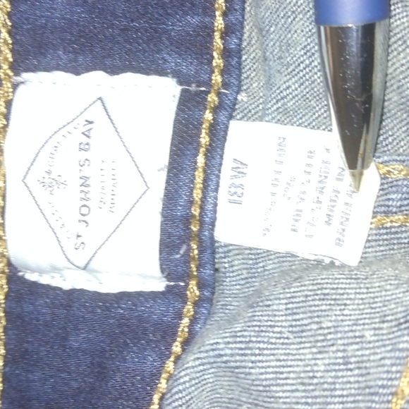 ST JOHN BAY STRAIGHT LEG BLUE JEANS SIZE 18W - Picture 5 of 6